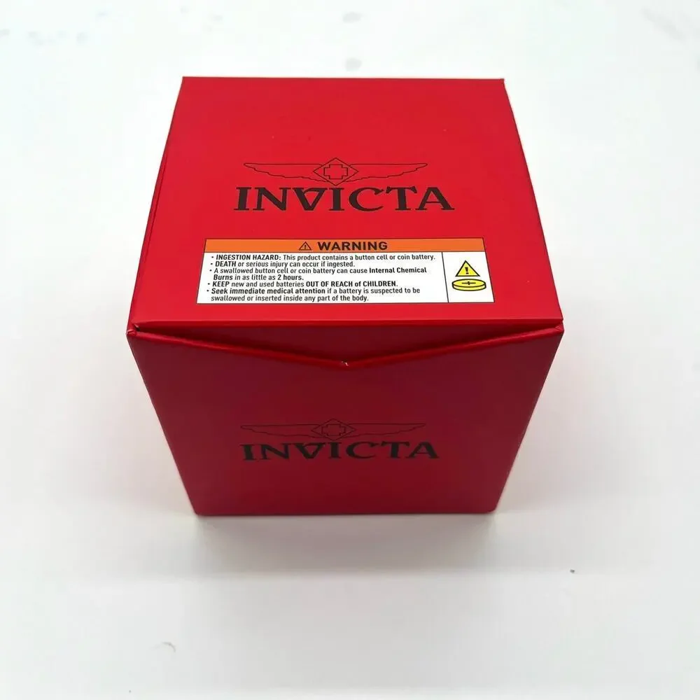 Invicta NWT IN BOX, Objet D Art Automatic Men's Watch Skeleton Dial 40mm, Gold